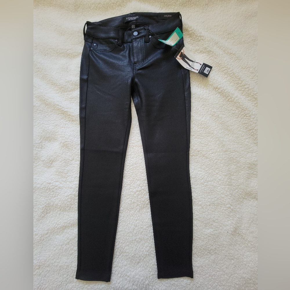 Liverpool Jacqueline Skinny Coated Pant Size 2